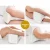 Giselle Bedding Memory Foam Knee Pillow - Ergonomic Contoured Design, 40D Density, Rayon Cover, 32x18x20cm, Pain Relief