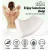 Giselle Bedding Natural Latex Pillow Set of 2 - 2-Zone Contour Design, Breathable, Eco-Friendly, Anti-Dust Mite, 60x40cm