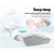 Giselle Bedding Memory Foam Contour Pillow, 60cm x 35cm, Butterfly Shape, High-Density, Removable Cover, Grey