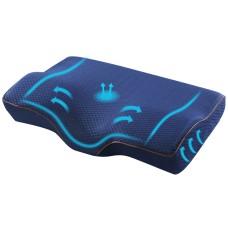 Giselle Bedding Memory Foam Contour Pillow, 60x35cm, Butterfly Design, High-Density Support for Neck & Shoulders