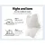 Giselle Bedding Memory Foam Contour Pillow, 60x35cm, Butterfly Design, High-Density Support for Neck & Shoulders