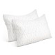 Giselle Bedding Twin Pack Memory Foam Pillows - Gel-Infused, Hypoallergenic, Eco-Friendly, Single Size, Removable Cover Giselle Bedding Twin Pack Memory Foam Pillows - Gel-Infused, Hypoallergenic, Eco-Friendly, Single Size, Removable Cover