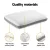 Giselle Bedding Memory Foam Pillow - 60x40cm, Cool & Breathable, Supportive for All Sleep Positions, Washable Cover Giselle Bedding Memory Foam Pillow - 60x40cm, Cool & Breathable, Supportive for All Sleep Positions, Washable Cover