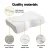Giselle Bedding Memory Foam Contour Pillow - Ergonomic, Breathable, Washable, Supports Neck & Shoulder, 50cm x 34cm