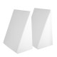 Giselle Bedding Wedge Pillow Twin Pack - White, Waterproof, Cool Gel Memory Foam, 62x64x30cm for Back & Leg Support