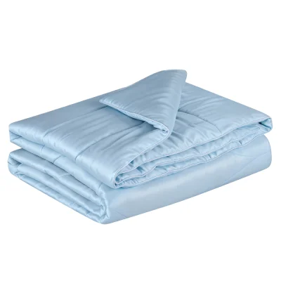 Giselle Bedding Double Tencel Quilt 200GSM - Lightweight, Moisture-Wicking, Blue, OEKO-TEX Certified, Machine Washable