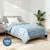 Giselle Bedding 200GSM Tencel Quilt - Lightweight, Moisture-Wicking, Machine Washable, Single Size, Blue