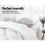 Giselle Bedding 400GSM Queen Bamboo Microfibre Quilt – Soft, Breathable, Anti-Bacterial, Eco-Friendly Luxury Comfort