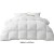 Giselle Bedding King Duck Down Feather Quilt 700GSM - Lightweight, Warm, Mite Resistant, 100% Cotton Cover Giselle Bedding King Duck Down Feather Quilt 700GSM - Lightweight, Warm, Mite Resistant, 100% Cotton Cover