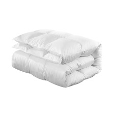 Giselle Bedding 700GSM Queen Duck Down Feather Quilt - Luxurious Warmth, 100% Cotton Cover, Lightweight & Breathable