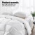 Giselle Bedding 700GSM Queen Duck Down Feather Quilt - Luxurious Warmth, 100% Cotton Cover, Lightweight & Breathable