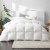 Giselle Bedding 700GSM Queen Duck Down Feather Quilt - Luxurious Warmth, 100% Cotton Cover, Lightweight & Breathable
