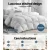 Giselle Bedding Queen 500GSM Duck Down Feather Quilt - Luxurious Winter Warmth with 100% Cotton Cover, Baffle Design
