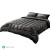 Giselle Bedding Charcoal King Faux Mink Quilt - Double-Sided, Thermo-Regulating, Winter Weight with Matching Pillowcases