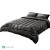 Giselle Bedding Faux Mink Quilt Charcoal Queen - Soft, Thermo-Regulating, Double-Sided with Matching Pillowcases Giselle Bedding Faux Mink Quilt Charcoal Queen - Soft, Thermo-Regulating, Double-Sided with Matching Pillowcases