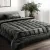 Giselle Bedding Faux Mink Quilt Charcoal Single - Soft, Thermo-Regulating, Winter Weight with Matching Pillowcase
