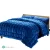 Giselle Bedding Faux Mink Quilt Blue Queen - Luxurious Soft Double-Sided with Winter Weight & Matching Pillowcases