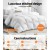 Giselle Bedding 500GSM Goose Down Feather Quilt Queen Size – 100% Cotton Cover, Winter Warmth, Breathable, White Giselle Bedding 500GSM Goose Down Feather Quilt Queen Size – 100% Cotton Cover, Winter Warmth, Breathable, White