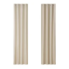Artiss Blockout Curtains, Triple Weave Fabric, 140x230cm, Beige, Noise Reducing, Thermal Insulating, Easy Install