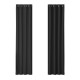 Artiss Blockout Curtains, Triple Weave Fabric, Eyelet, 140x230cm, Black, Thermal Insulation & Noise Reduction
