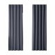 Artiss Blockout Curtains, Triple Weave Fabric, 180x213cm, Charcoal, Thermal Insulation, Noise Reduction, Eyelet Design