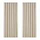 Artiss Blockout Curtains, Triple Weave Fabric, 240x230cm, Beige, Thermal Insulation, Noise Reduction, Easy Install