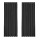 Artiss Blockout Curtains, Triple Weave Fabric, 240x230cm, Black, Thermal Insulation, Noise Reduction, Easy Install