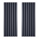 Artiss Blockout Curtains, Triple Weave Fabric, Eyelet, 240x230cm, Charcoal, Thermal Insulation & Noise Reduction