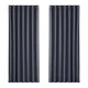 Artiss Blockout Curtains, Triple Weave Fabric, Eyelet, 240x230cm, Charcoal, Thermal Insulation & Noise Reduction