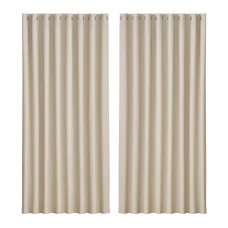 Artiss Blockout Curtains, Triple Weave Fabric, 300x230cm, Beige, Thermal Insulation & Noise Reduction, 2 Panels