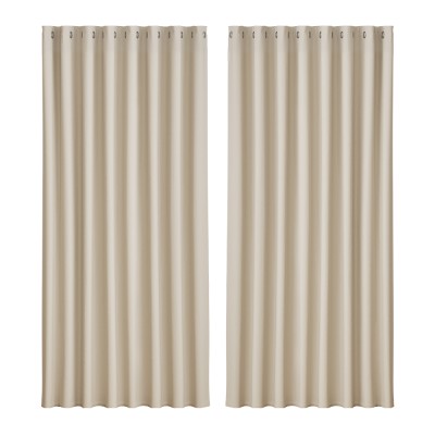 Artiss Blockout Curtains, Triple Weave Fabric, 300x230cm, Beige, Thermal Insulation & Noise Reduction, 2 Panels Artiss Blockout Curtains, Triple Weave Fabric, 300x230cm, Beige, Thermal Insulation & Noise Reduction, 2 Panels