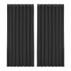 Artiss Blockout Curtains, Triple Weave Fabric, 300x230cm, Black, Eyelet, Thermal Insulation, Noise Reduction, 2 Panels