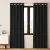 Artiss Blockout Curtains, Triple Weave Fabric, 300x230cm, Black, Eyelet, Thermal Insulation, Noise Reduction, 2 Panels