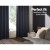 Artiss Blockout Curtains Eyelet Triple Weave Fabric 300x230cm Charcoal - Thermal Insulation & Noise Reduction