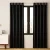 Artiss Blockout Curtains, Triple Weave Fabric, 140x230cm, Black, Thermal Insulation & Noise Reduction, Easy Install