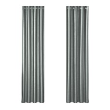 Artiss Blockout Curtains, Triple Weave Fabric, 140x230cm, Grey, Thermal Insulation, Noise Reduction, Easy Install