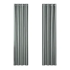 Artiss Blockout Curtains, Triple Weave Fabric, 140x230cm, Grey, Thermal Insulation, Noise Reduction, Easy Install