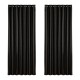 Artiss Blockout Curtains Triple Weave Fabric 240x230cm Black, Noise Reduction, Thermal Insulation, Easy Install