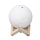 Devanti Aroma Diffuser Moon Lamp, PP/PVC, 880ml, White - 4-in-1 Humidifier, Purifier, Night Light, Quiet Operation