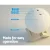 Devanti Aroma Diffuser Moon Lamp, PP/PVC, 880ml, White - 4-in-1 Humidifier, Purifier, Night Light, Quiet Operation