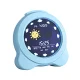 Artiss 3.8" Digital Day Clock for Kids, Dual Alarm, Nature Sounds, LCD, Sleep Trainer, Blue, ABS Plastic