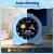 Artiss 3.8" Digital Day Clock for Kids, Dual Alarm, Nature Sounds, LCD, Sleep Trainer, Blue, ABS Plastic