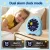 Artiss 3.8" Digital Day Clock for Kids, Dual Alarm, Nature Sounds, LCD, Sleep Trainer, Blue, ABS Plastic