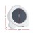 Artiss 3.8-Inch Digital Day Clock for Kids, LCD Calendar Alarm, Nature Sounds, Sleep Trainer, White, ABS Plastic