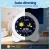 Artiss 3.8-Inch Digital Day Clock for Kids, LCD Calendar Alarm, Nature Sounds, Sleep Trainer, White, ABS Plastic