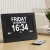 Artiss 7" Digital Day Clock - Multi-Functional Alarm, Calendar, Photo Frame, & Entertainment Hub - Black