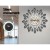 Artiss 60cm Large 3D Peacock Wall Clock - Stylish Northern European Design with Metal Hands & Clear Arabic Numerals