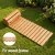Gardeon 8FT Cedar Garden Pathway: Weather-Resistant, Anti-Slip Roll-Out Walkway with Stakes for Easy Storage & Transport