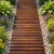 Gardeon 8FT Charcoal Brown Cedar Garden Walkway: Weather-Resistant, Anti-Slip, Roll-Up Path with Stakes for Easy Storage