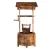 Gardeon Wooden Wishing Well Garden Decor, Solid Fir Wood, 53x46x100cm, Rustic Weatherproof Outdoor Ornament